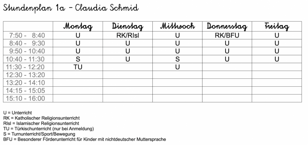 Stundenplan24.25 Claudia